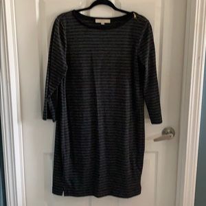 Grey and black Loft dress